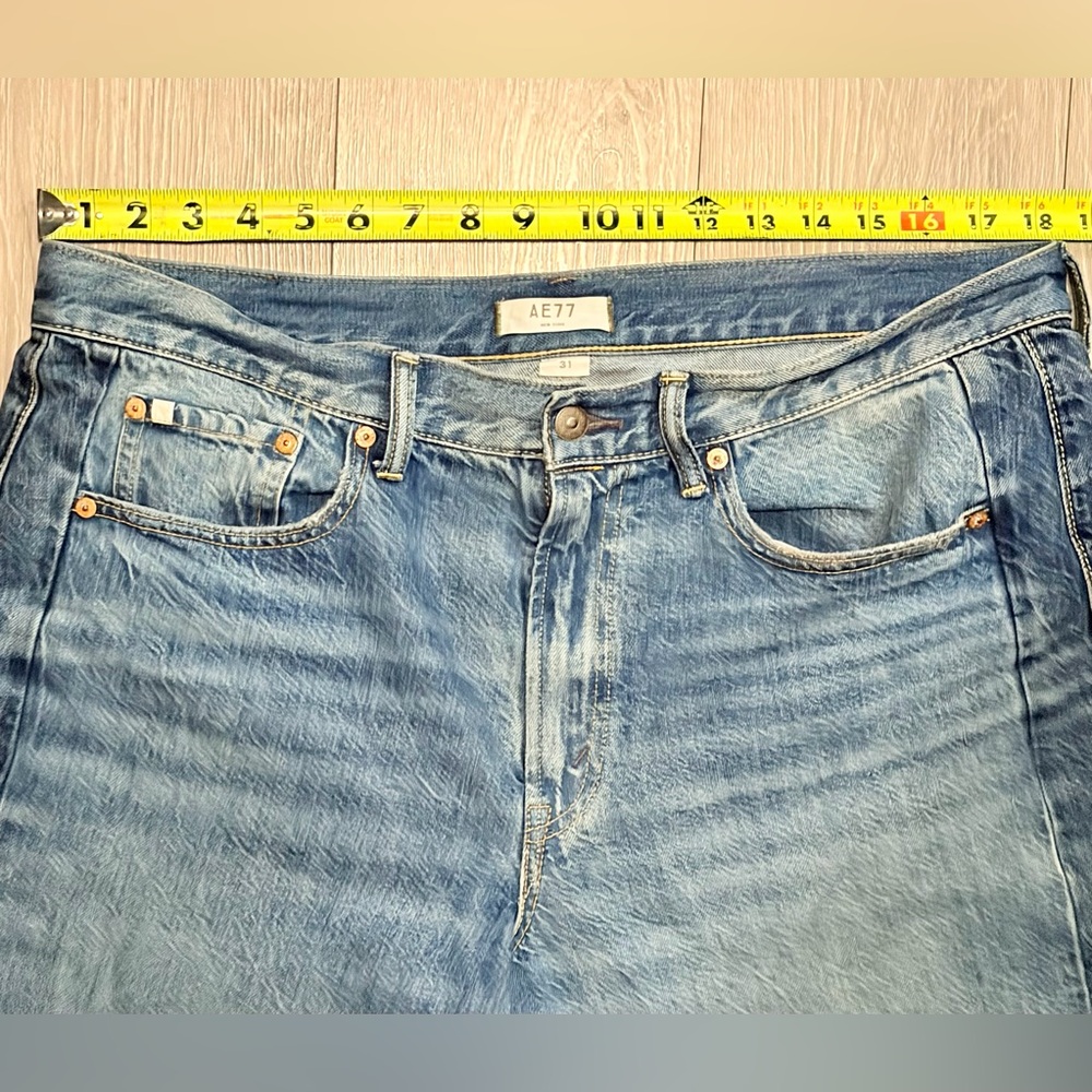AE77 Premium Super Wide Side Stripe Jean - Picture 9 of 14